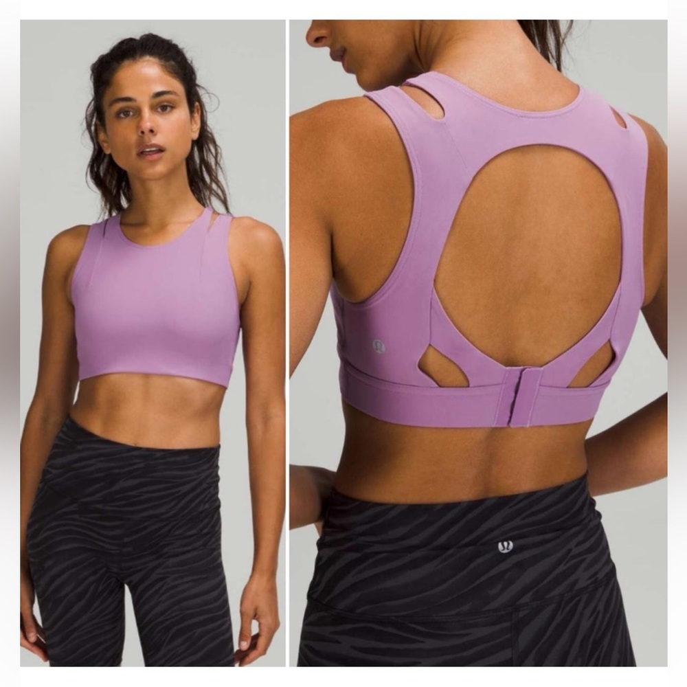 Lululemon Strong Front Bra *Medium Support, B/C Cups Size: 4- Wisteria Purple